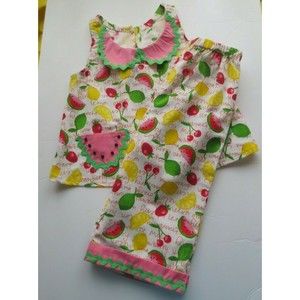 Handmade Custom Resell 2PC Watermelon Fruit Outfit